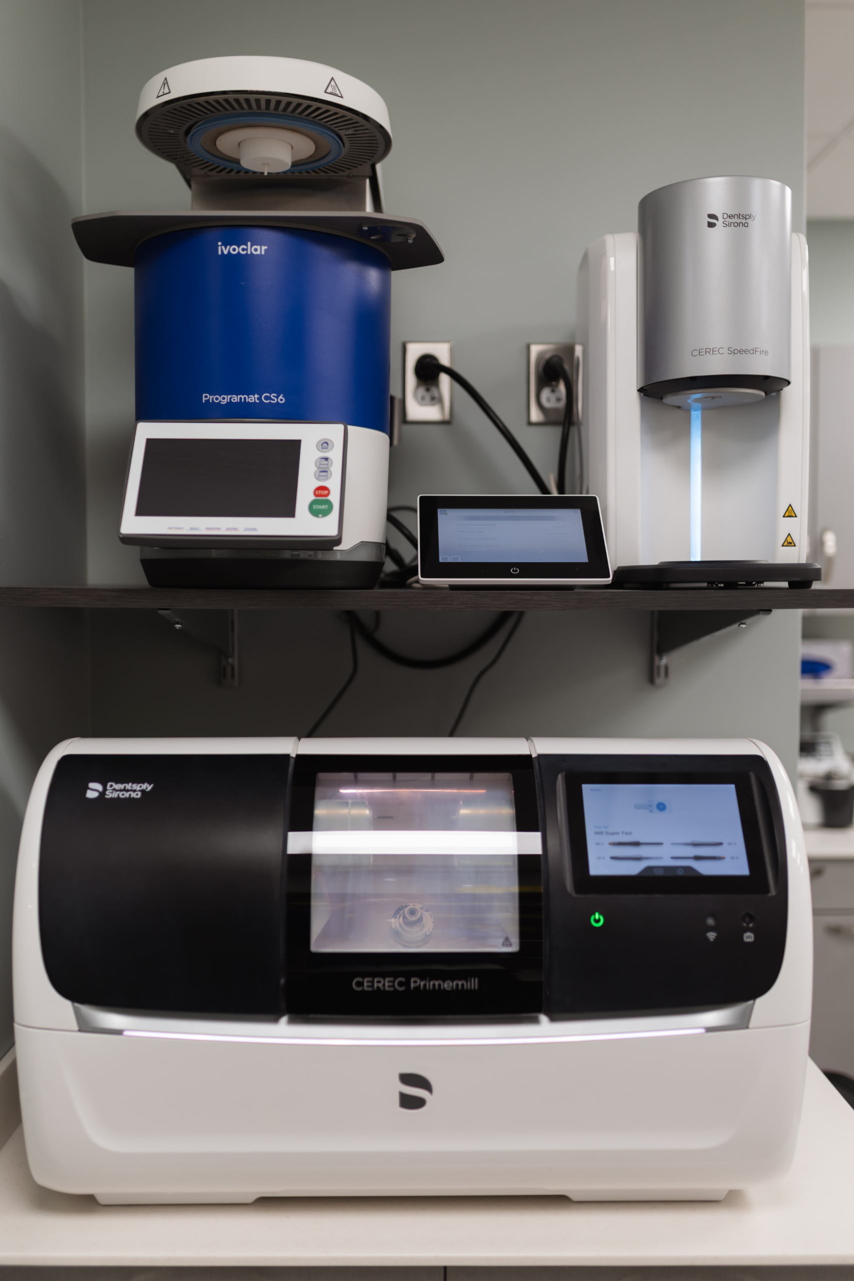 State of the art dental technology- Cerec printer.